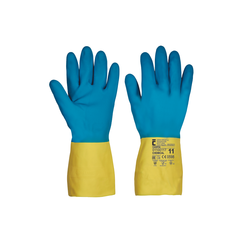 Handschoenen latex en neopreenlaag