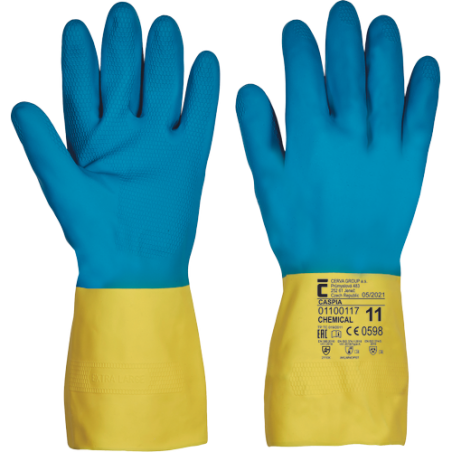 Gloves latex and neoprene layer