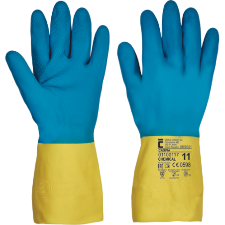 Handschoenen latex en neopreenlaag