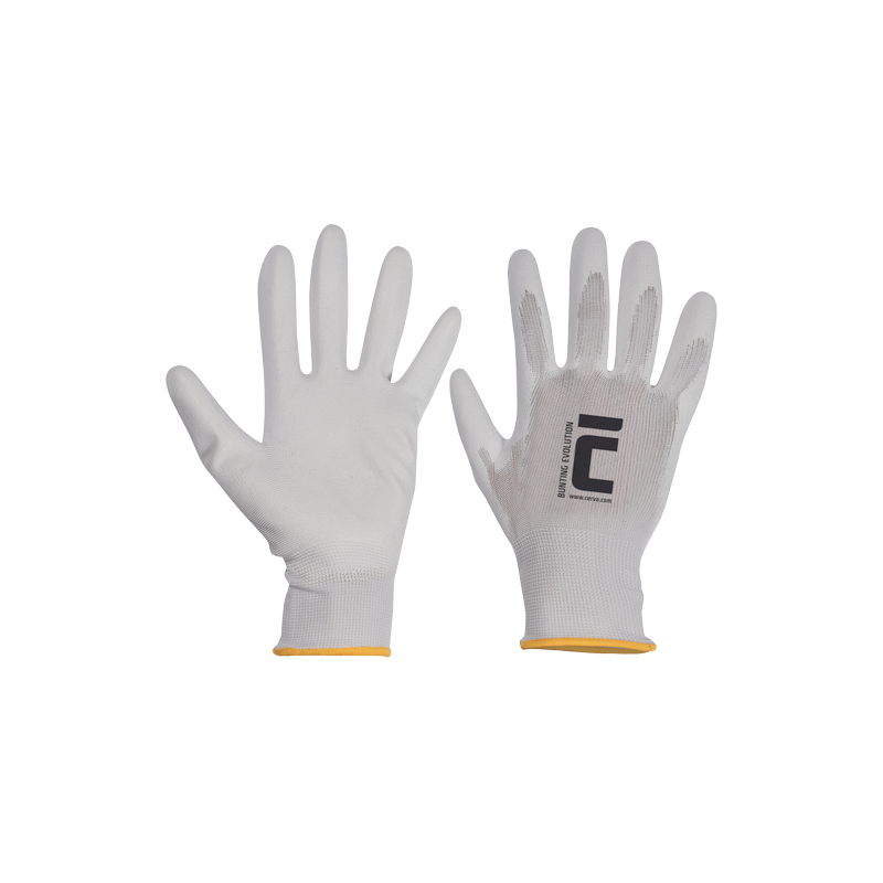 Bunting work glove size 9 white