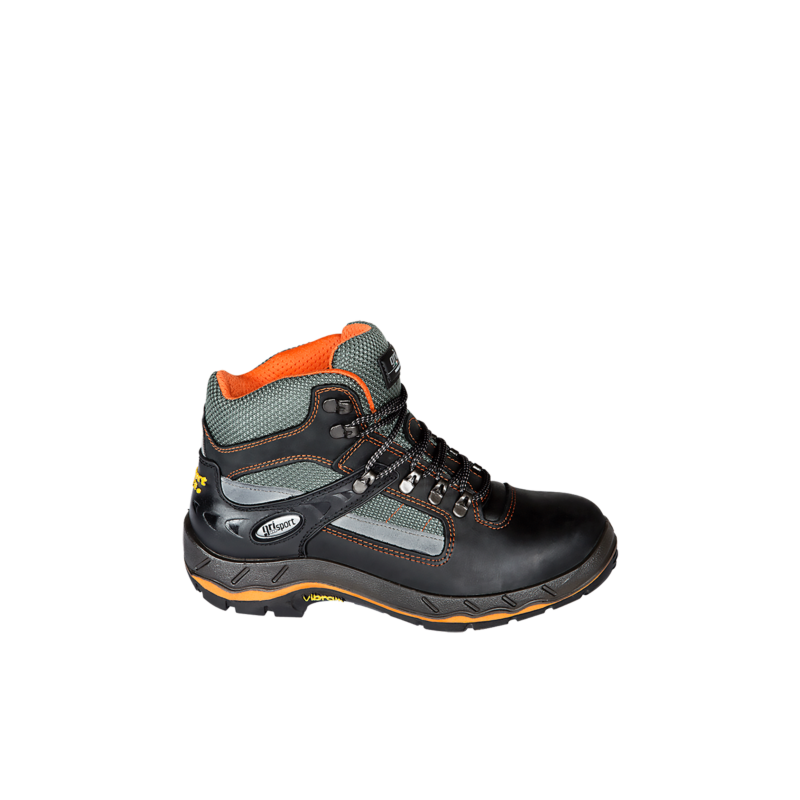 Grisport schoenen zwart/oranje