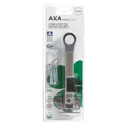 Axaflex security   rvs  zwart