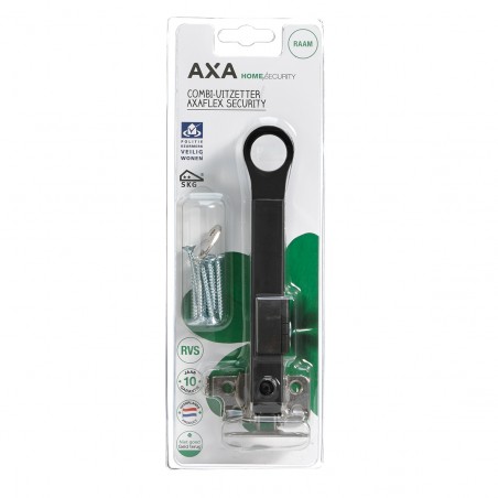 Axaflex security stainless steel black black