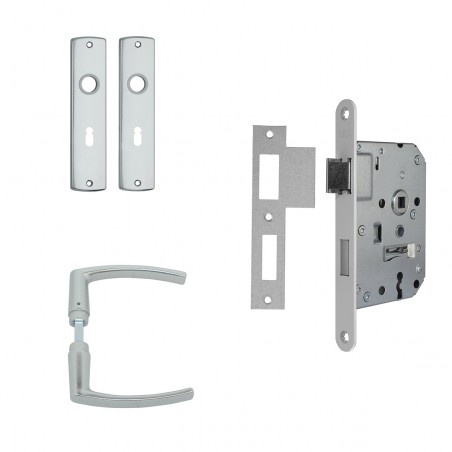 Axa Interior door set Keyboard lock white