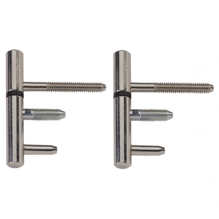 Axa drill-in hinges alu 12 mm