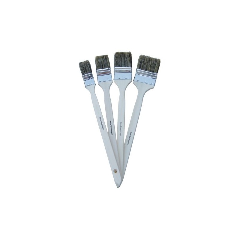 Radiator brush, white/grey hair