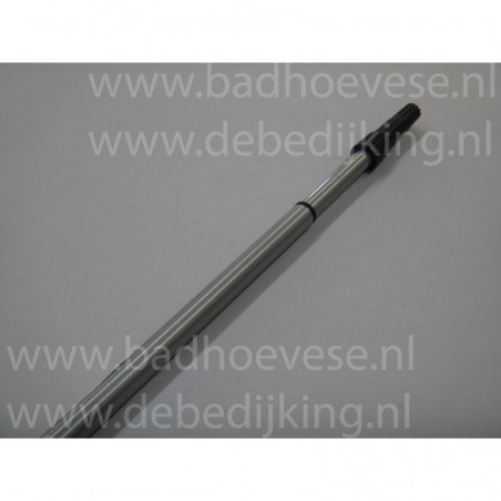 Telescopic handle metal 115-200 cm