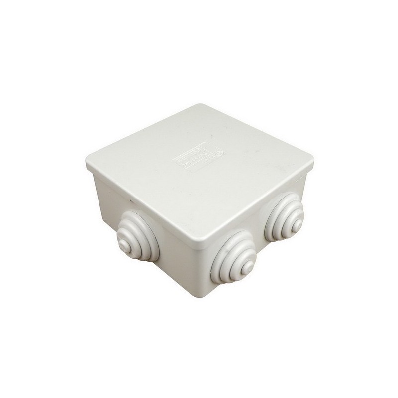 Junction box IP54 with 3 cutting nipples