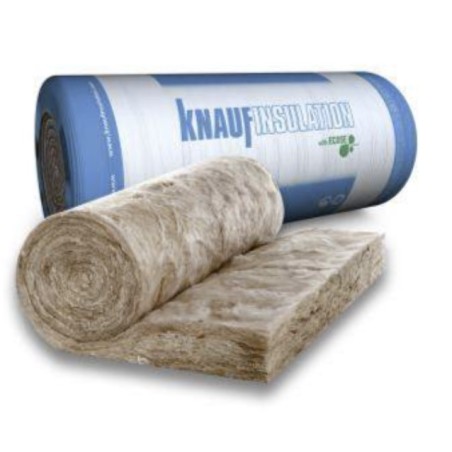 Knauf Glaswol Naturoll 90 mm.