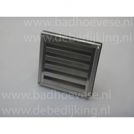Stainless steel grille fixed slats