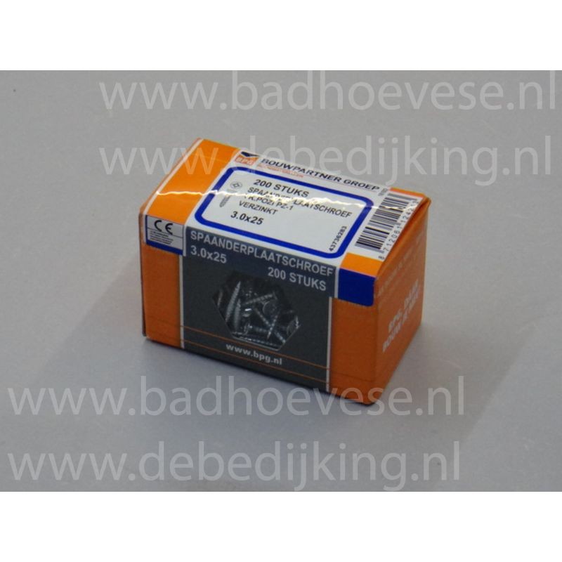 ProfPartner Spaanderplaatschroef
