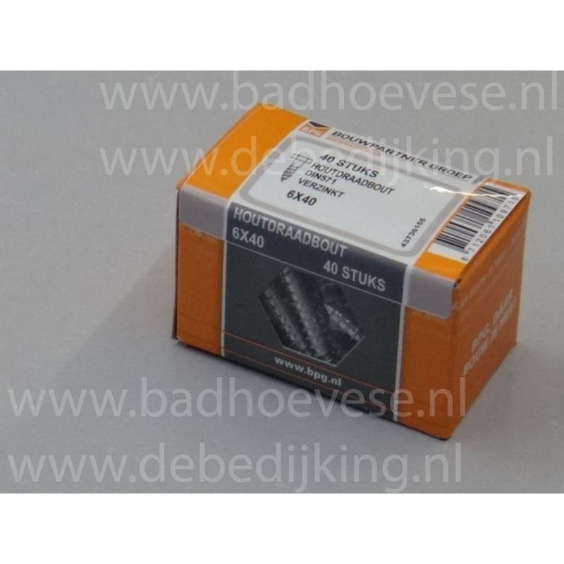 ProfPartner  Houtdraadbout   6 X 40