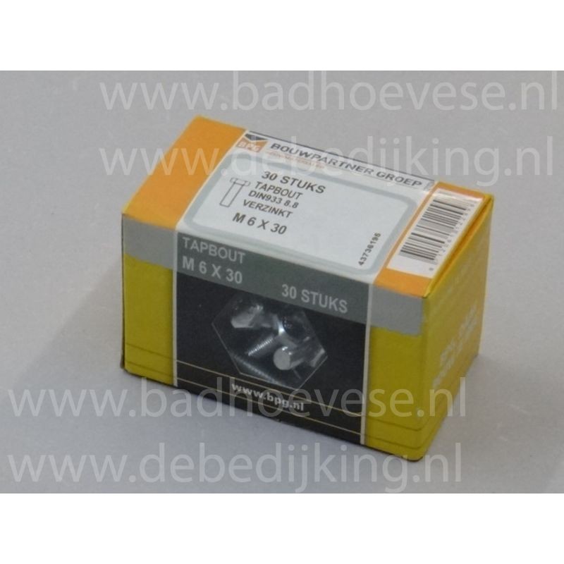 ProfPartner  Tapbout   M6 X 30