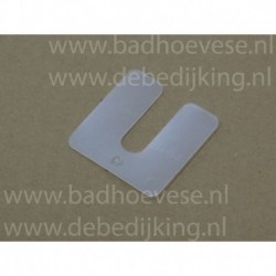 GB Uitvulplaat   1 mm   wit