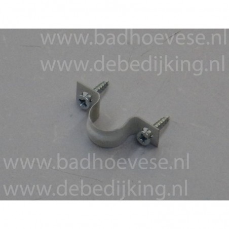 Metal saddles + screw 5/8 inch