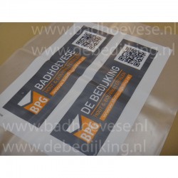 plastic zak          60 x 80 cm