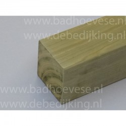 paal Vuren geschaafd geimpregneerd