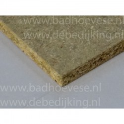 spaanplaat E1     125x250  16 mm.