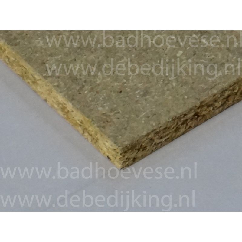 spaanplaat E1     125x250  16 mm.