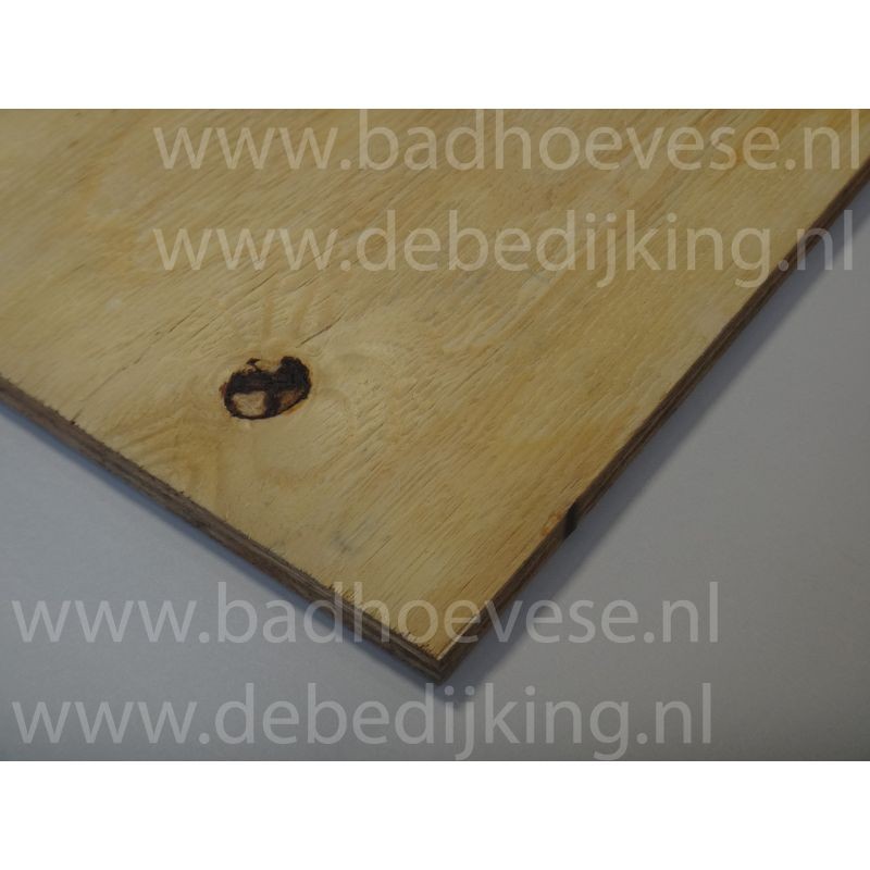 plaat ULM        122x244  15 mm.