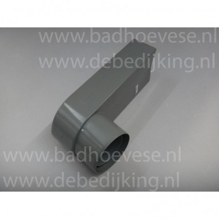 stadsuitloop ZZ grijs    100 mm