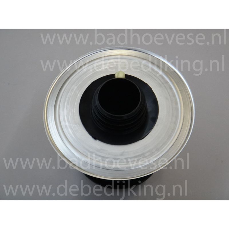 Alu.platdak ontluchting  110/125 mm