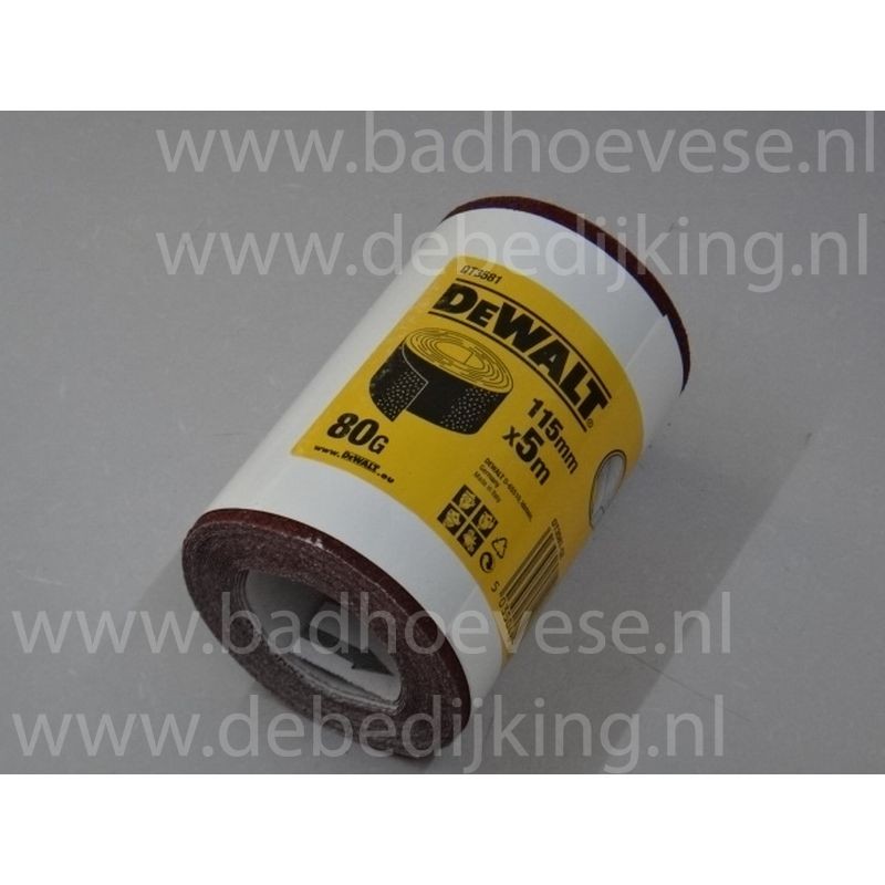DeWalt Schuurpapier, rol 5 meter,