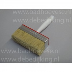 Blokkwast wit haar  5 x 15 cm