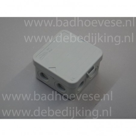 Junction box IP40 without cable glands M20