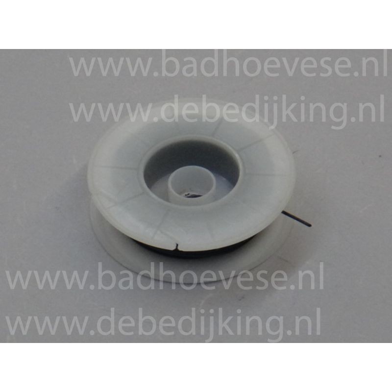 Tegelelastiek diam 0,5mm grijs