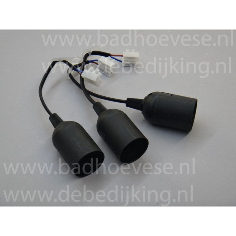 Verhuisfitting 3 x E27  max 60w