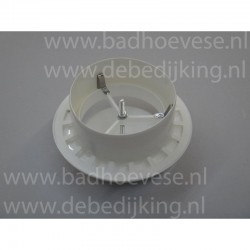 Extraction valve with short connection socket