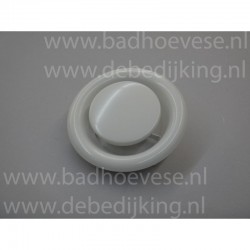Afzuigventiel met klemmen RAL 9010