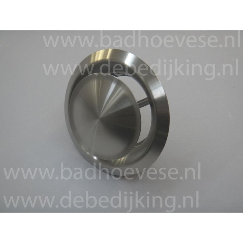 RVS afzuigventiel met klemmen RVS afzuigventiel met klemmen