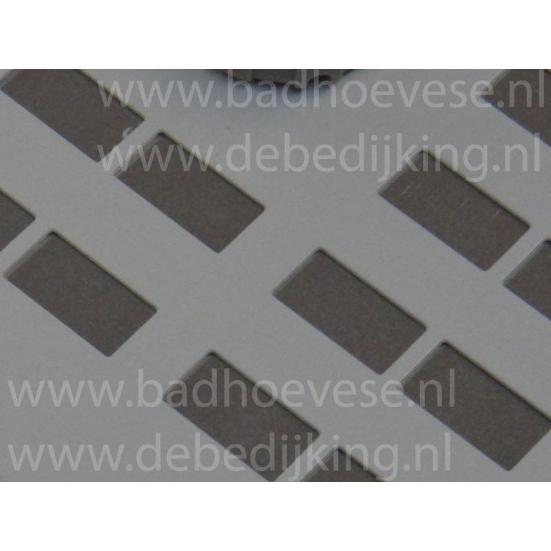 Schuifrooster  200 x 200 mm  wit