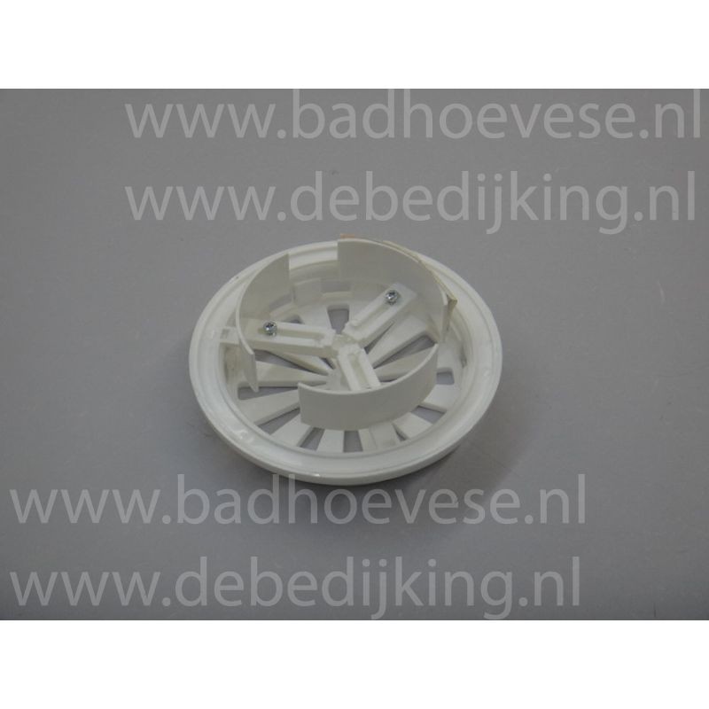 Verstelbaar ventilatierooster wit