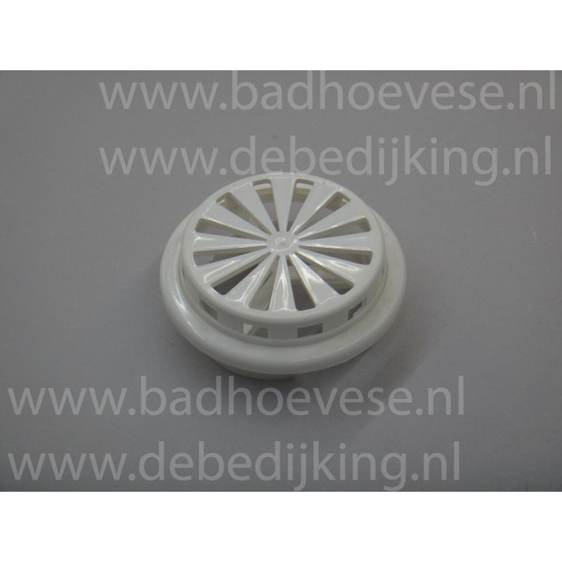 Verstelbaar ventilatierooster wit
