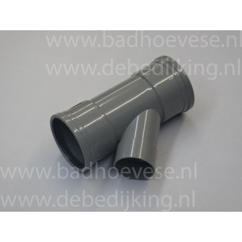 Plastic lijm T stuk 110 x 75 mm