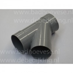 Plastic lijm T stuk 125 mm