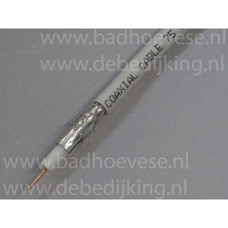 COAX   kabel  prof   wit