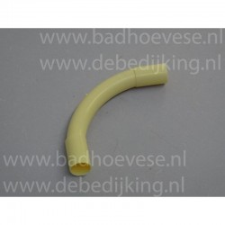 Bocht pvc creme 5/8 inch