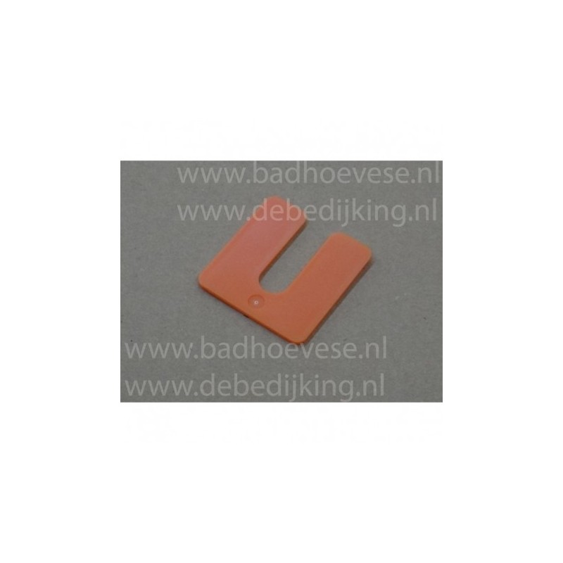 GB Uitvulplaat   2 mm   oranje