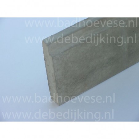 betonkantplank  150 x 5 x 25 cm.