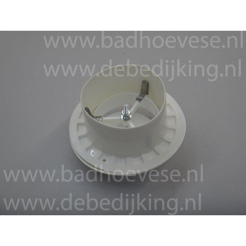 Afzuigventiel met korte aansluitbus