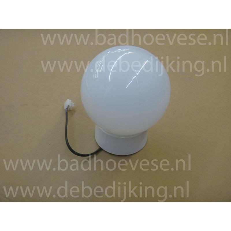 Badkamer bolletje compleet glas 60W