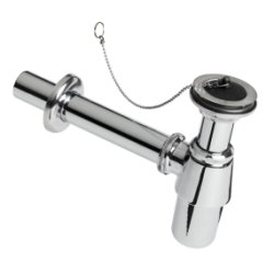 Plugbekersifon verchroomd