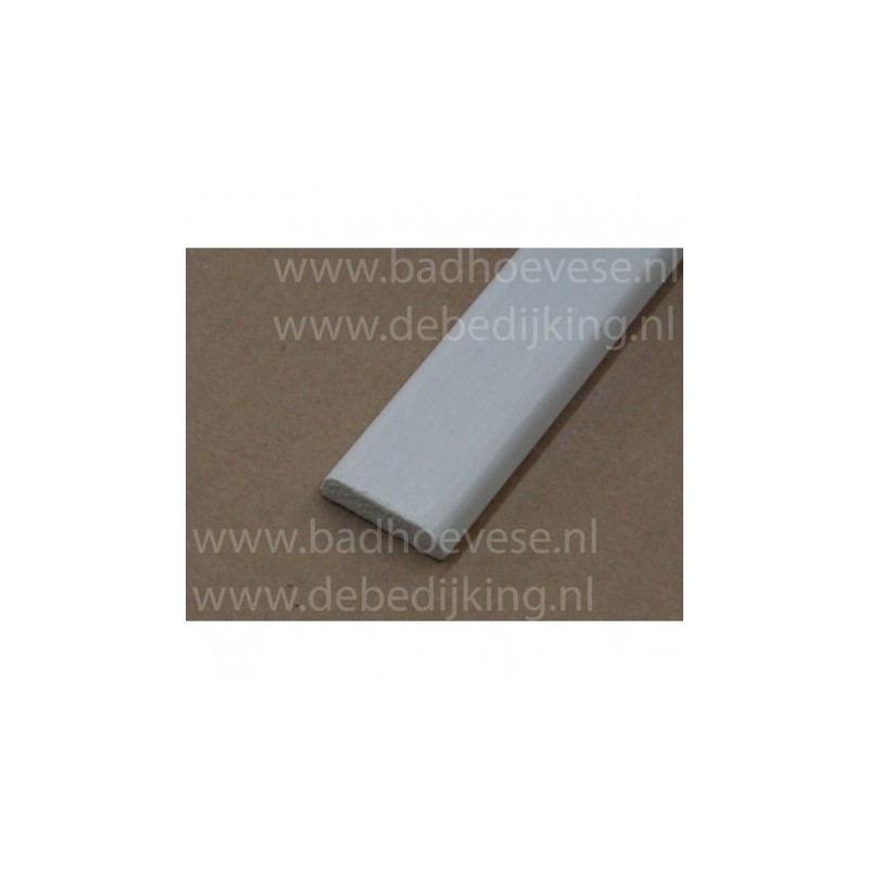 Meranti glaslat 9x32 mm,  wit H1