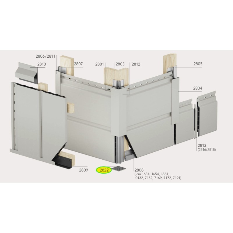 Keralit eindkap voor 2812/2803