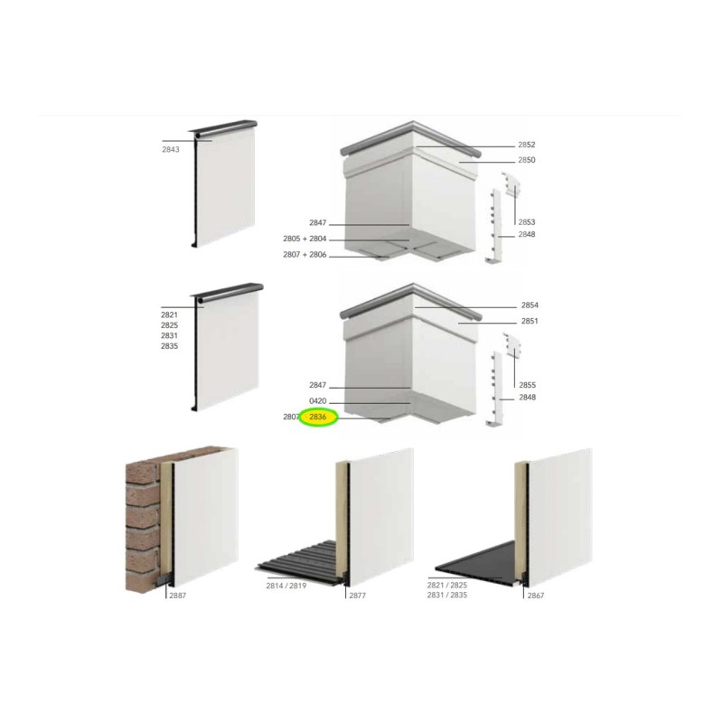 Keralit eindprofiel 10 mm Keralit eindprofiel 10 mm