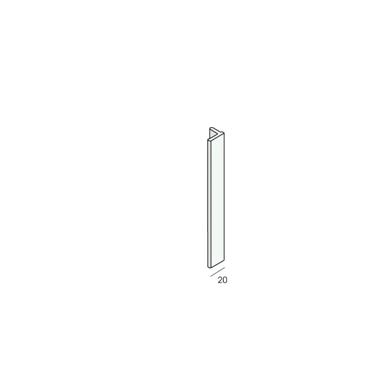 Keralit eindprofiel 10 mm Keralit eindprofiel 10 mm